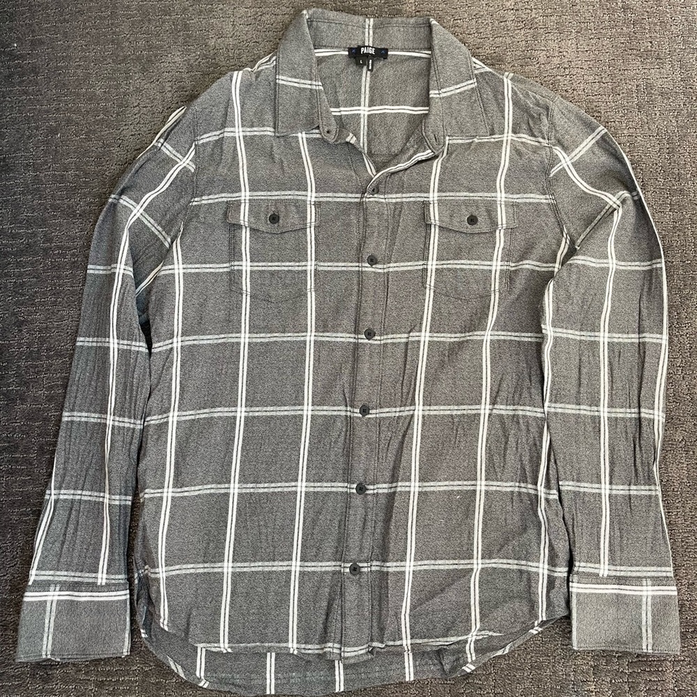 Nice Paige Button Down Longsleeve Shirt Size L